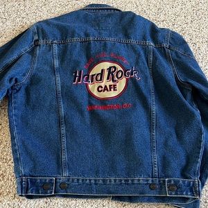 Vintage Hard Rock Cafe - Washington DC denim jean jacket